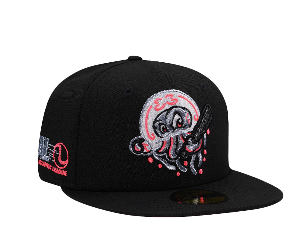 New Era Medusas de Lakewood Black Wild Pink Prime Edition 59Fifty Fitted Hat