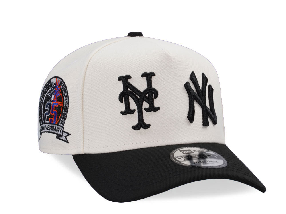 New Era New York Subway Series 25th Anniversary Chrome Two Tone Edition 9Forty A Frame Snapback Hat
