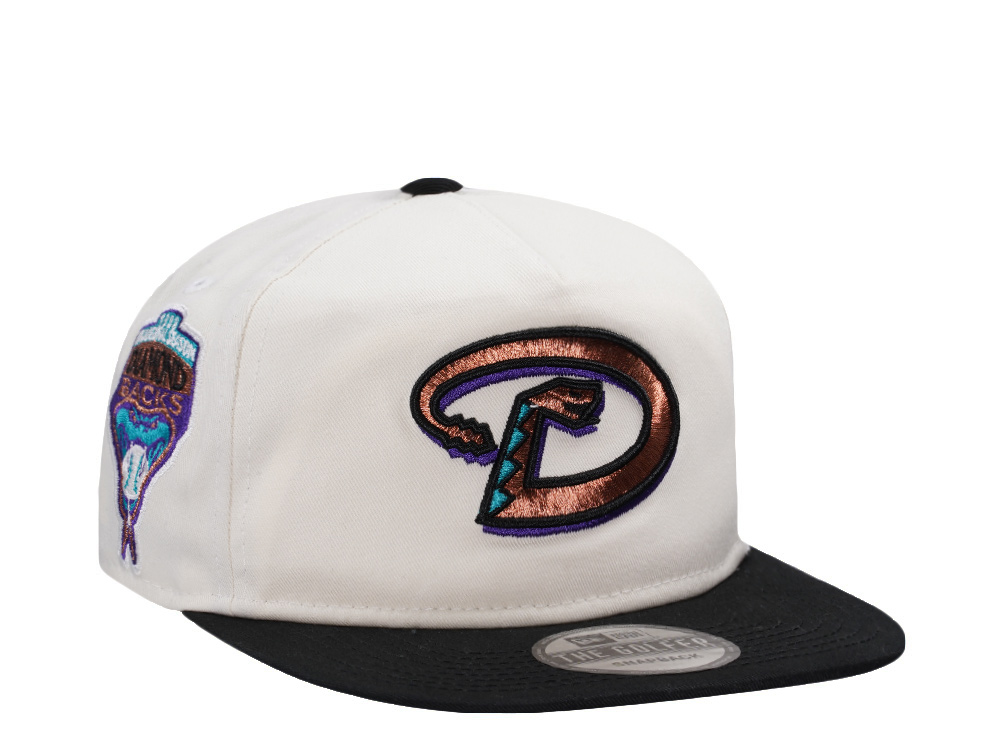 New Era Arizona Diamondbacks Inaugural Season 1998 Chrome Two Tone Edition Golfer Snapback Hat