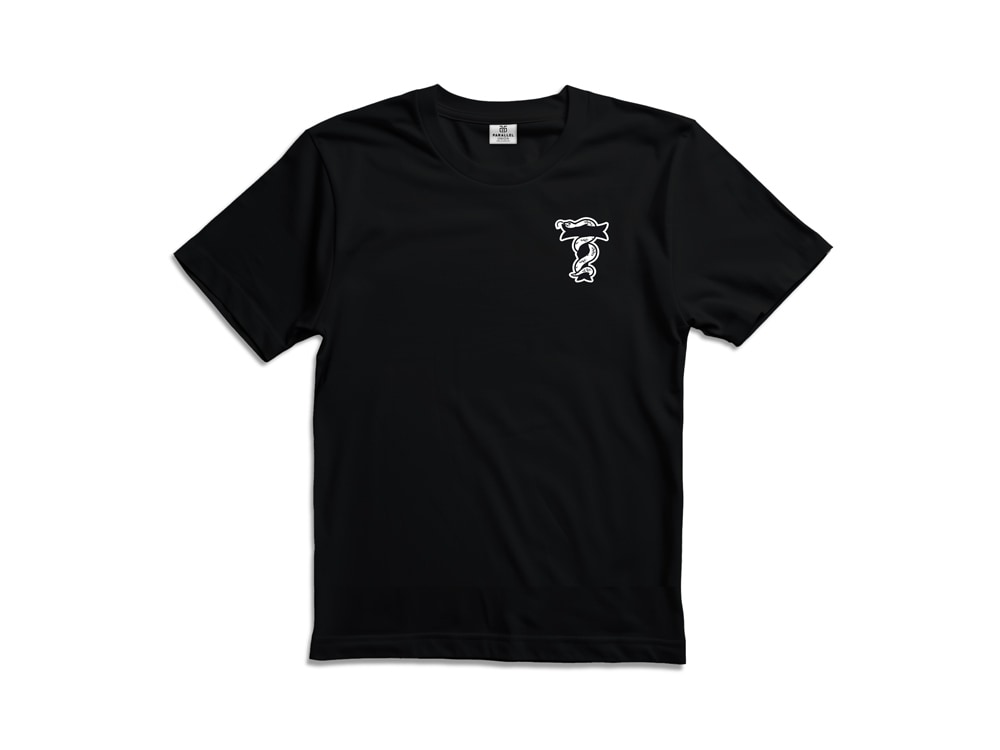 Parallel Union Family T-Shirt We Care about Caps Black Skull Oversize Edition