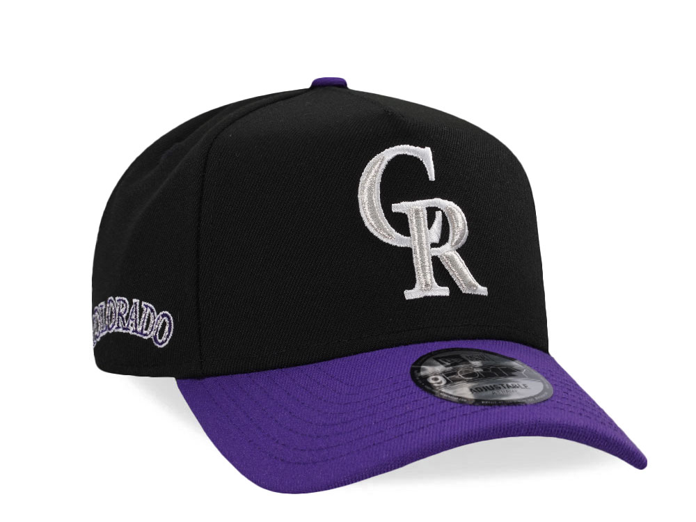 New Era Colorado Rockies Classic Two Tone Edition 9Forty A Frame Snapback Hat