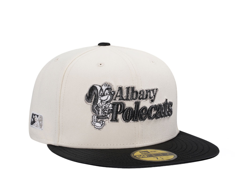 New Era Albany Polecats MILB Satin Brim Chrome Edition 59Fifty Fitted Hat
