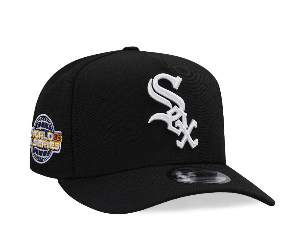 New Era Chicago White Sox World Series 2005 Black Prime Edition 9Fifty A Frame Snapback Hat