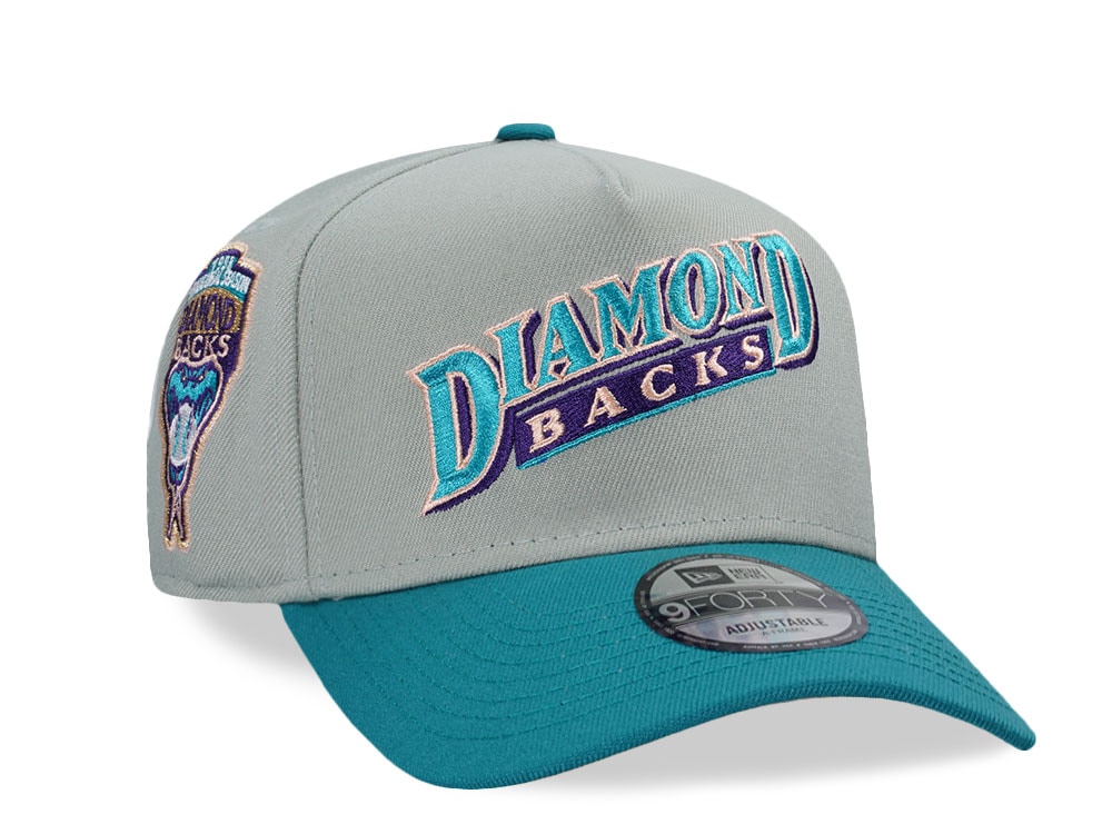 New Era Arizona Diamondbacks Inaugural Season 1998 Everest Peach Two Tone Edition 9Forty A Frame Snapback Hat