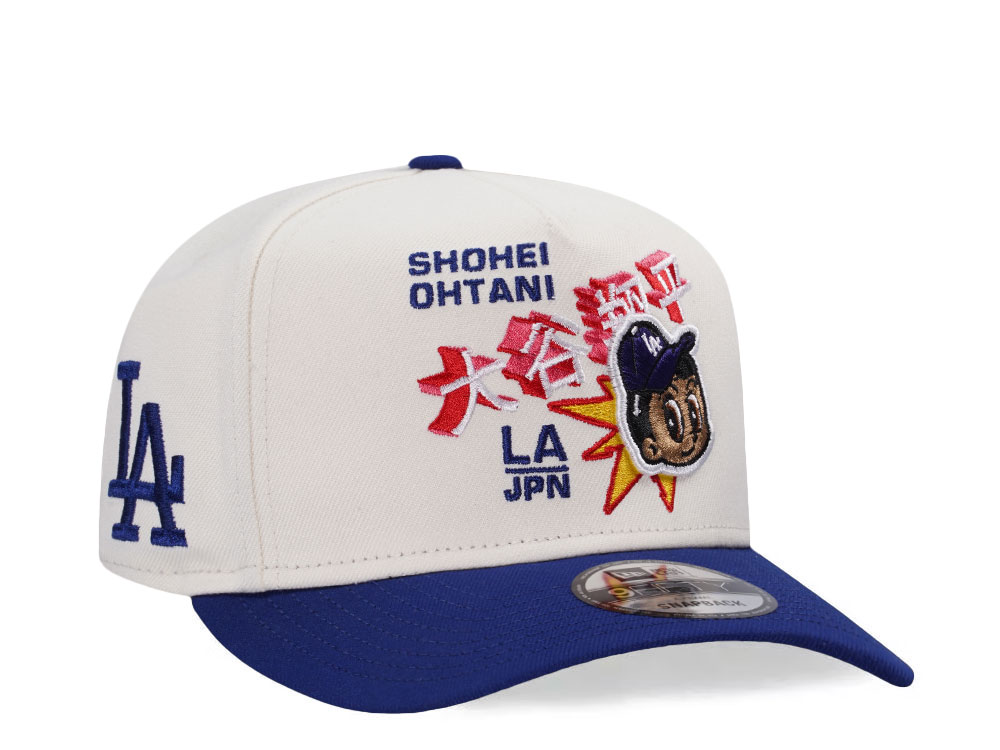 New Era Los Angeles Dodgers Othani Chrome Two Tone Edition 9Fifty A Frame Snapback Hat