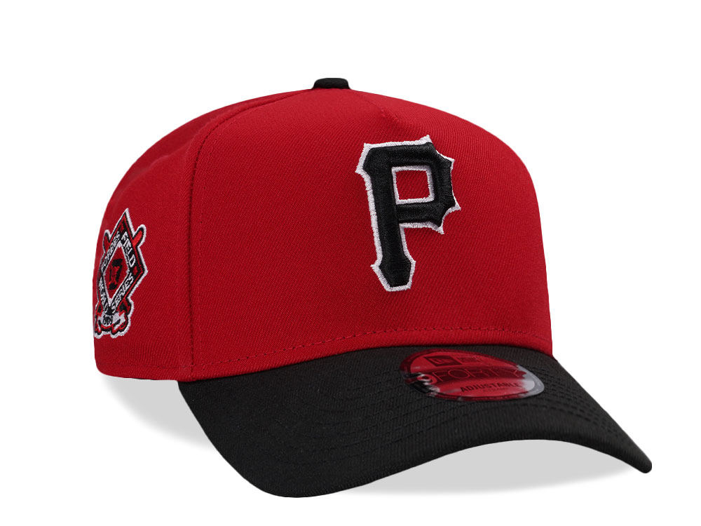 New Era Pittsburgh Pirates World Series 1909 Scarlet Two Tone Edition 9Forty A Frame Snapback Hat