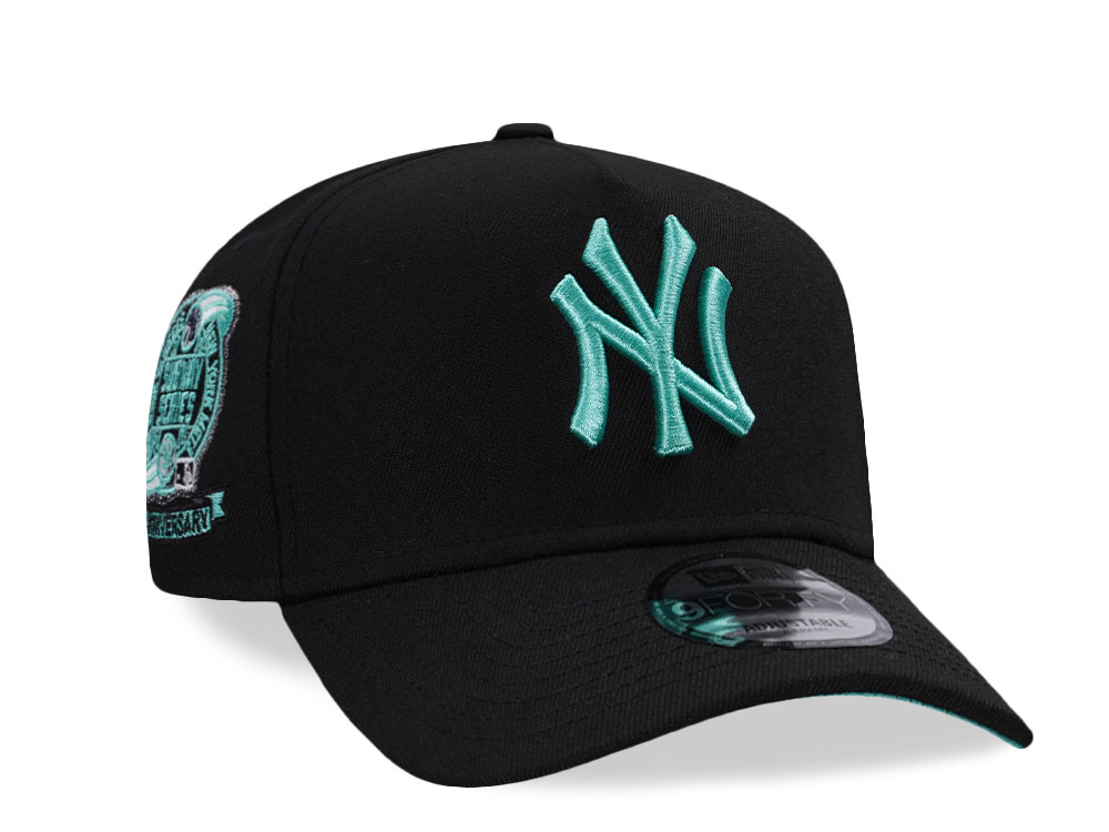 New Era New York Yankees Subway Series 2000 Black Mint Edition 9Forty A Frame Snapback Hat