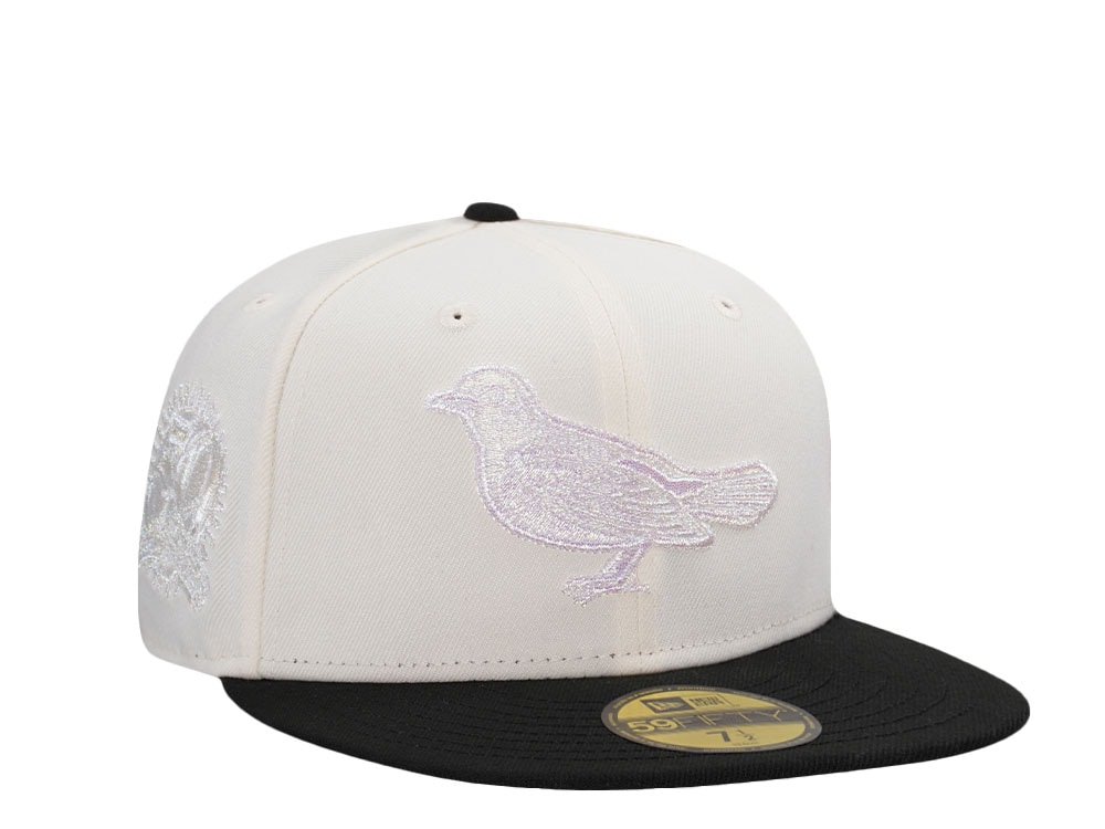 New Era Baltimore Orioles 50th Anniversary Chrome Iris Prime Two Tone Edition 59Fifty Fitted Hat