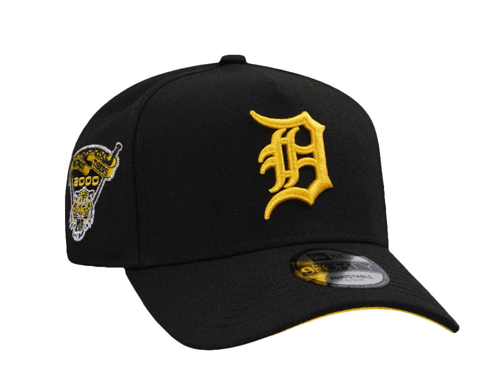 New Era Detroit Tigers 2000 Black Yellow Prime Edition 9Forty A Frame Snapback Hat