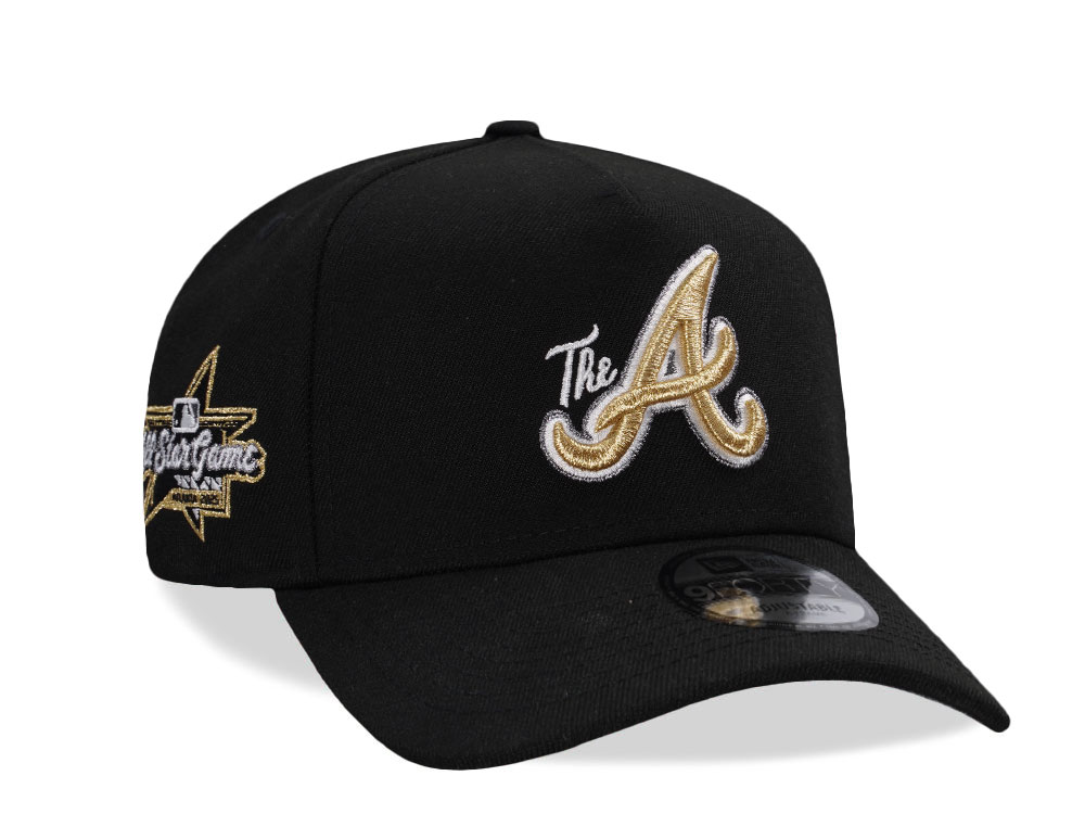 New Era Atlanta Braves All Star Game 2025 Black Prime Edition 9Forty A Frame Snapback Hat