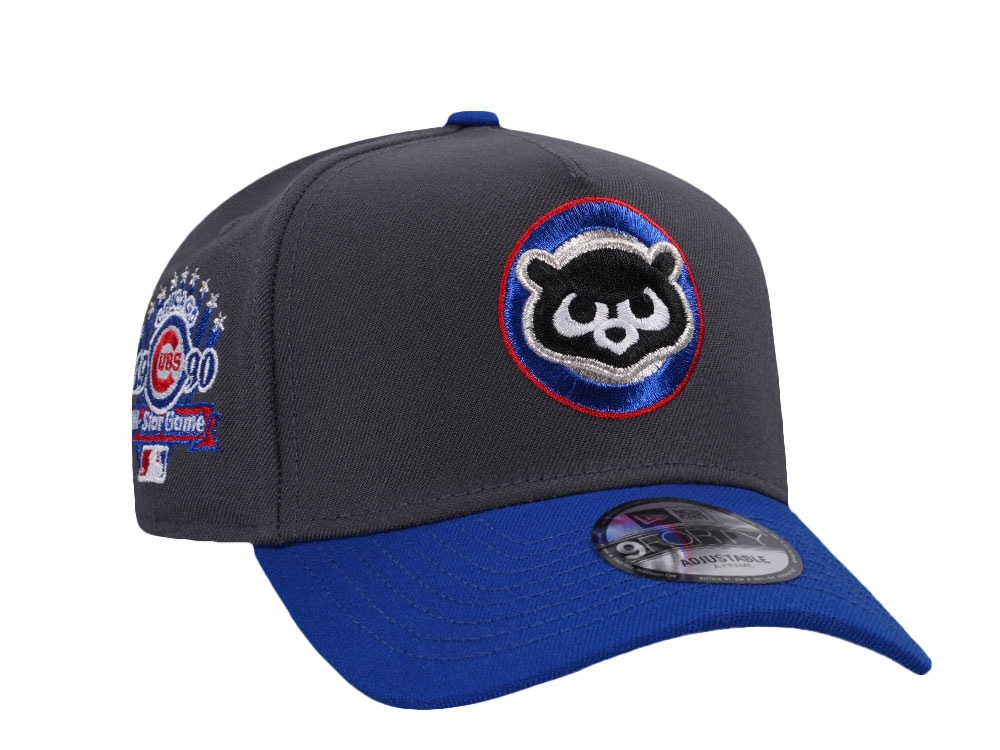 New Era Chicago Cubs All Star Game 1990 Gray Two Tone Edition 9Forty A Frame Snapback Hat