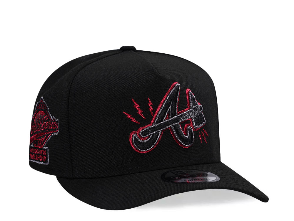 New Era Atlanta Braves World Series 1995 Black Edition 9Fifty A Frame Snapback Hat
