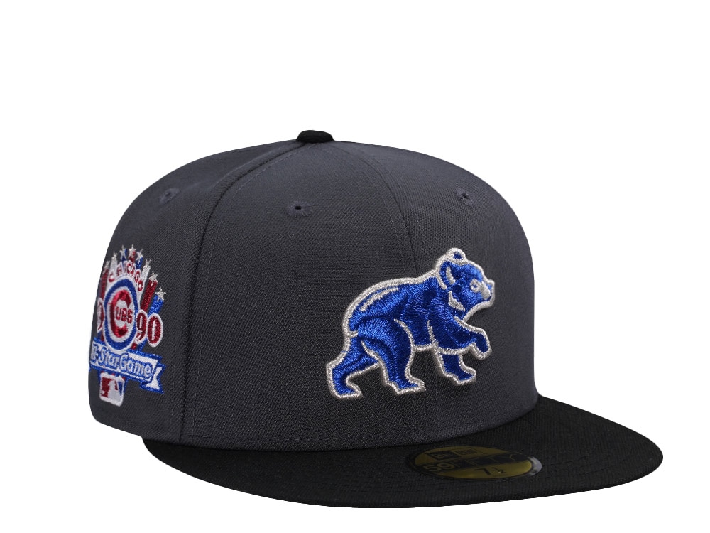 New Era Chicago Cubs All Star Game 1990 Metallic Two Tone Edition 59Fifty Fitted Hat