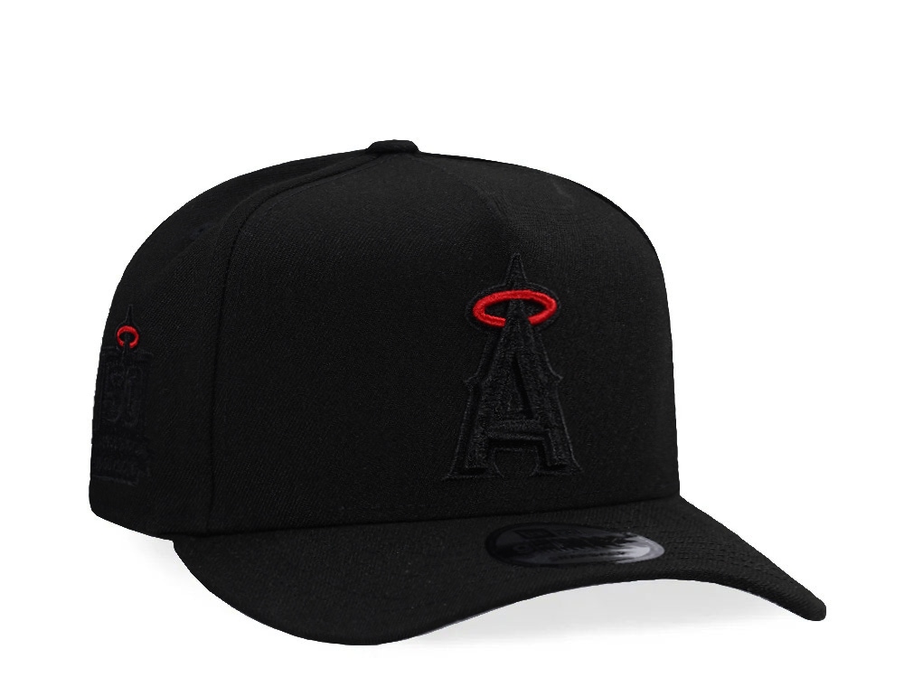 New Era Anaheim Angels 50th Anniversary Red Detail Edition 9Fifty A Frame Snapback Hat