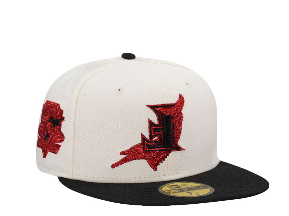 New Era Florida Marlins 10th Anniversary Movie Legend Chrome Edition 59Fifty Fitted Hat