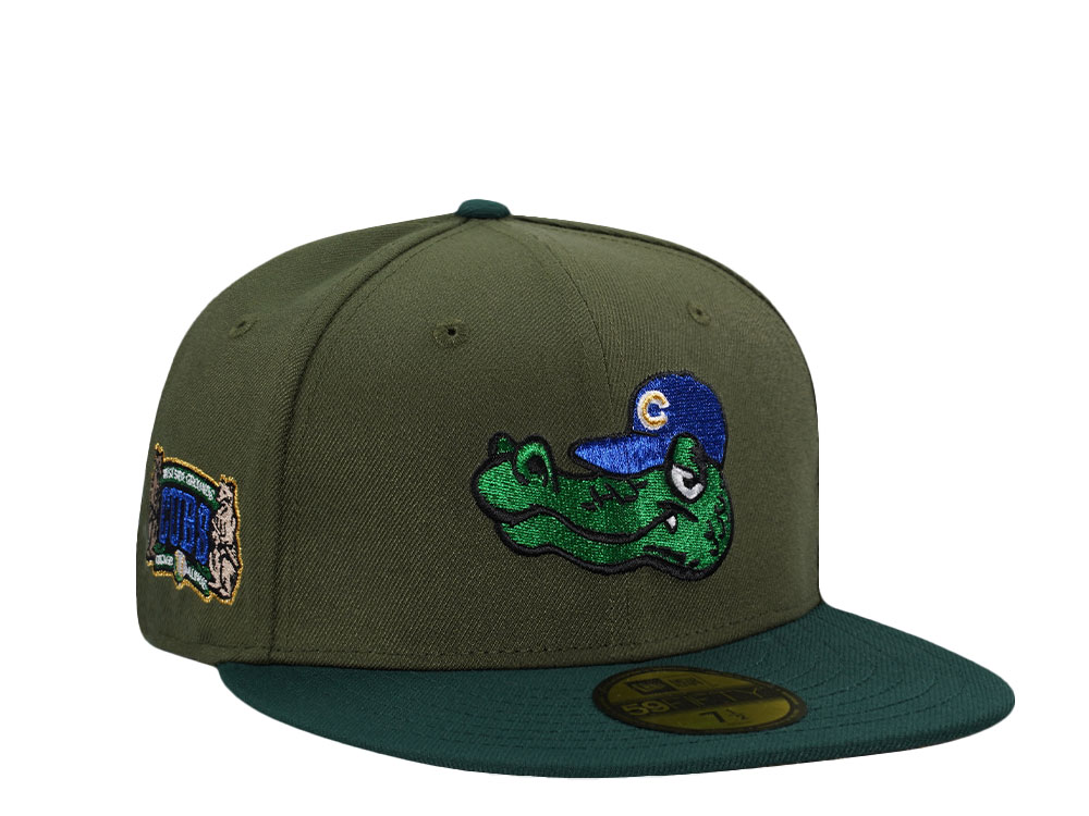 New Era Chicago Cubs West Side Grounds Dark Green Two Tone Edition 59Fifty Fitted Hat