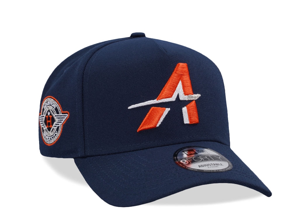New Era Houston Astros Spacecity Navy Prime Edition 9Forty A Frame Snapback Hat