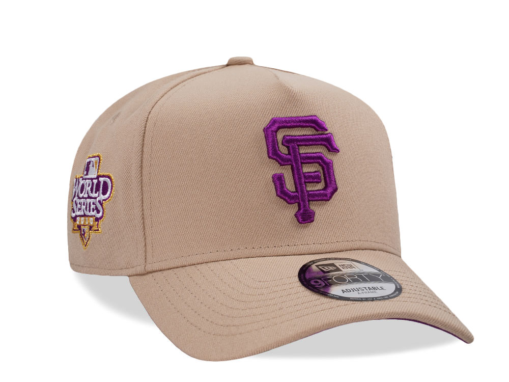 New Era San Francisco Giants World Series 2010 Camel Prime Edition 9Forty A Frame Snapback Hat