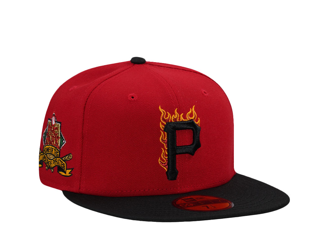 New Era Pittsburgh Pirates PNC Park Scarlet Red Two Tone Edition 59Fifty Fitted Hat