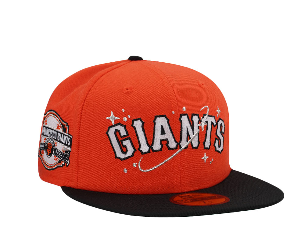 New Era San Francisco Giants Inaugural Season 2000 Orange Two Tone Edition 59Fifty Fitted Hat