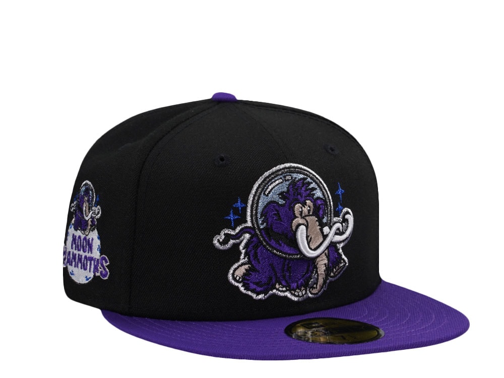 New Era Erie Moon Mammoths Black Two Tone Edition 59Fifty Fitted Hat