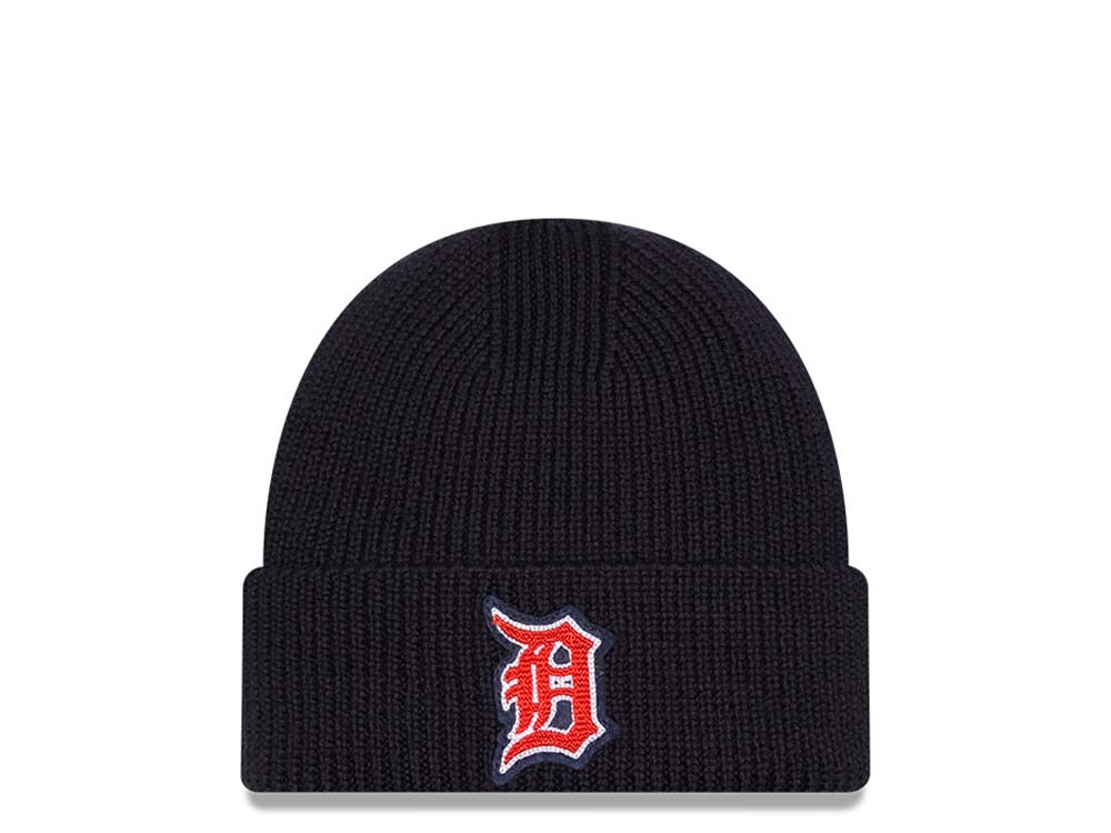 New Era Detroit Tigers Skull Knit Navy Knit