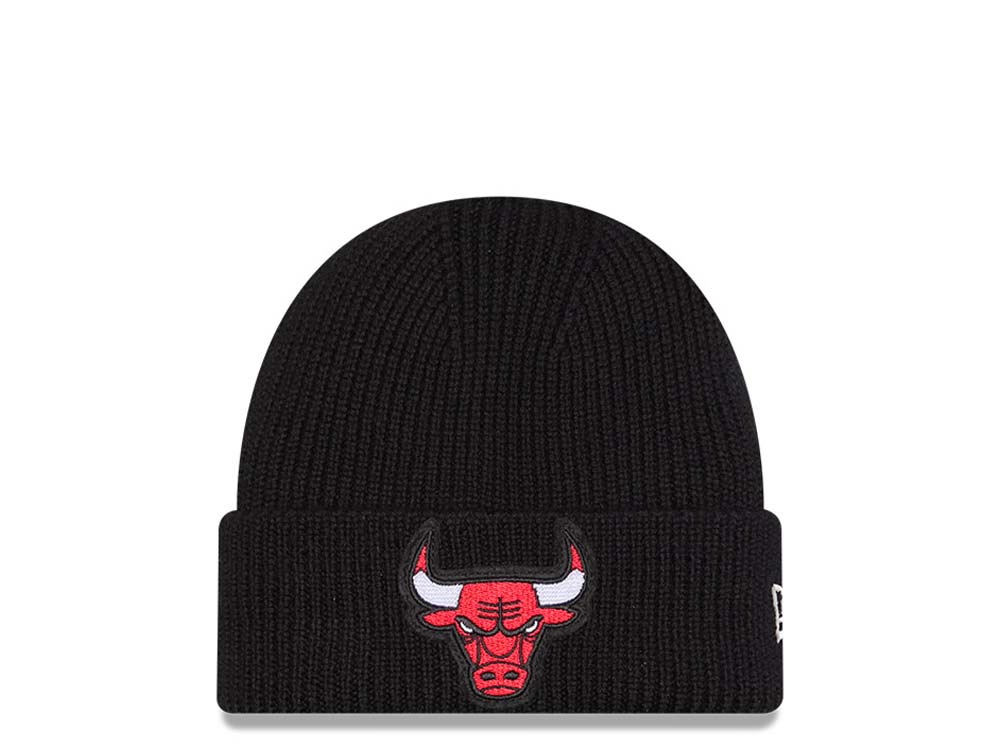 New Era Chicago Bulls Skull Knit Black Knit