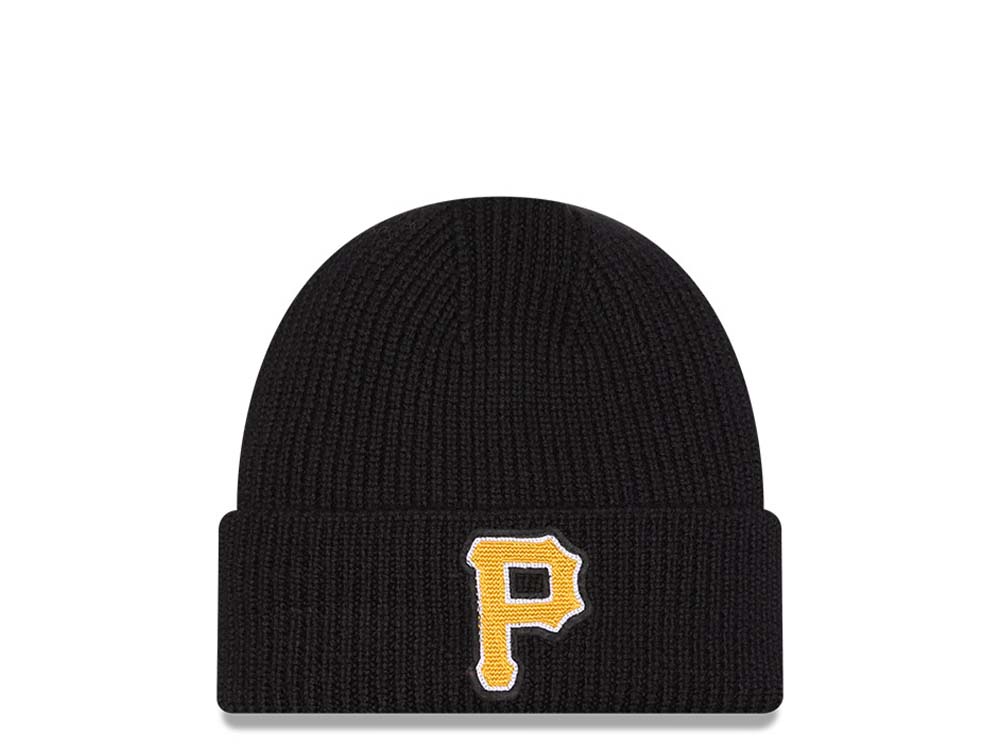 New Era Pittsburgh Pirates Skull Knit Black Knit