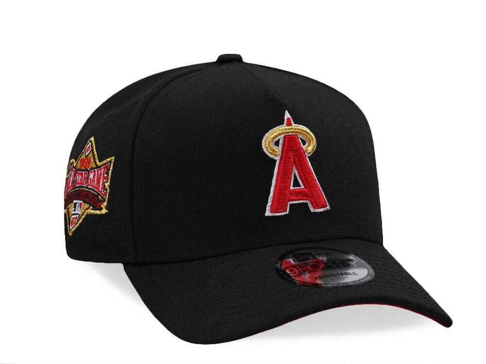 New Era California Angels All Star Game 1989 Black Prime Edition 9Forty A Frame Snapback Hat