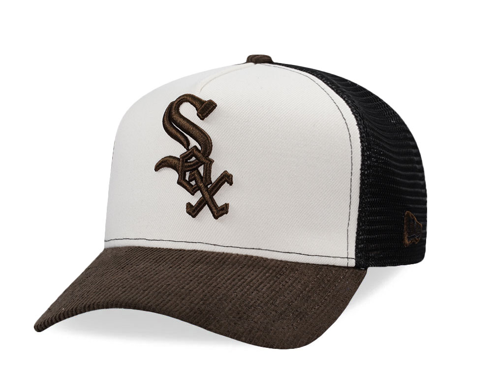 New Era Chicago White Sox Trucker Brown Trucker Edition9Forty A Frame Snapback Hat