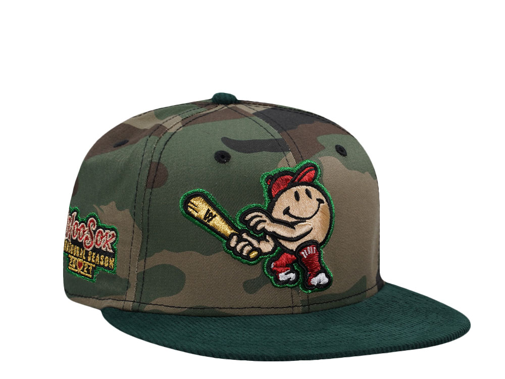 New Era Worcester Red Sox Inaugural Season 2021 Camo Two Tone Edition 59Fifty Fitted Hat