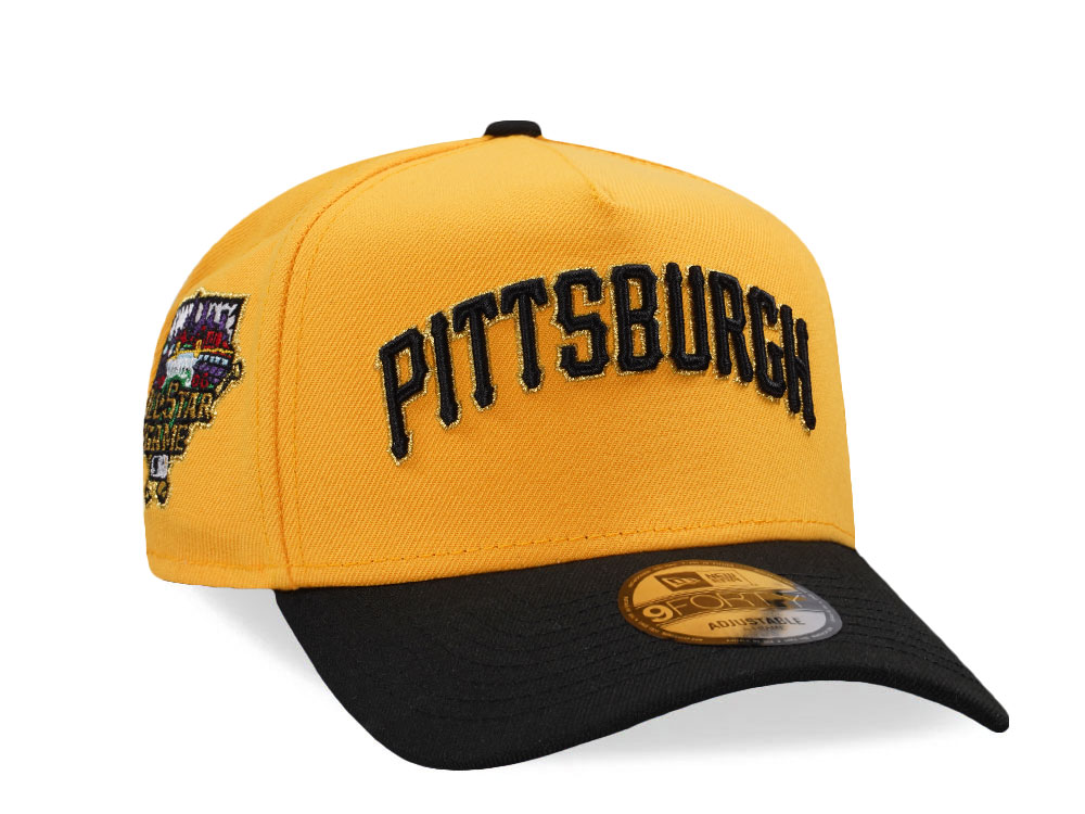 New Era Pittsburgh Pirates All Star Game 2006 Yellow Two Tone Edition 9Forty A Frame Snapback Hat