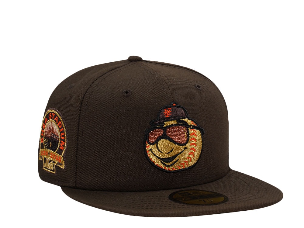 New Era New York Mets Shea Stadium Walnut Prime Edition 59Fifty Fitted Hat