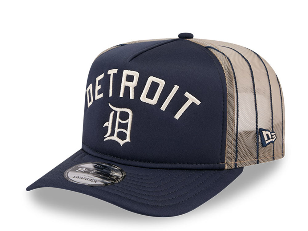 New Era Detroit Tigers Arched 9Fifty A Frame Trucker Snapback Hat