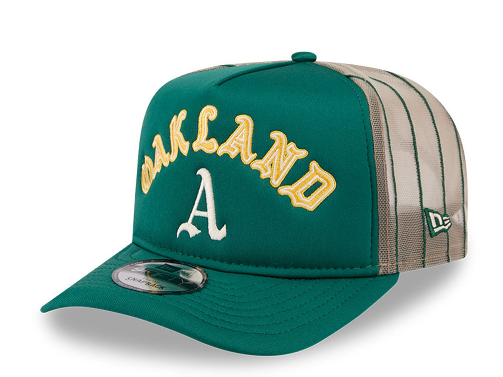 New Era Oakland Athletics Arched 9Fifty A Frame Trucker Snapback Hat