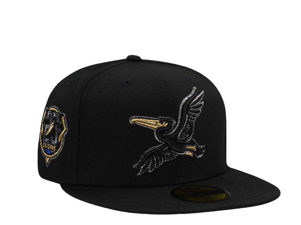 New Era Myrtle Beach Pelicans 25 Seasons Metallic Prime Edition 59Fifty Fitted Hat