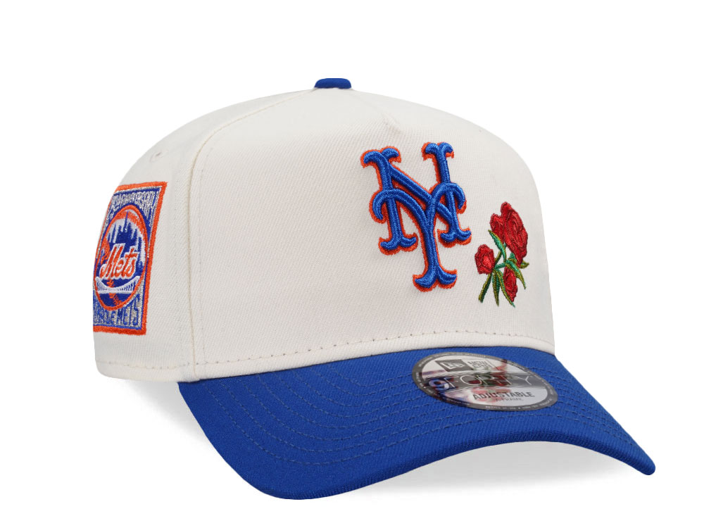 New Era New York Mets 25th Anniversary Chrome Two Tone Edition 9Forty A Frame Snapback Hat