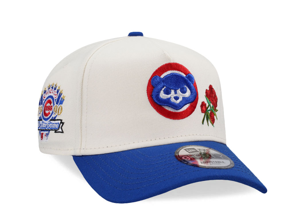 New Era Chicago Cubs All Star Game 1990 Chrome Two Tone Edition 9Forty A Frame Snapback Hat