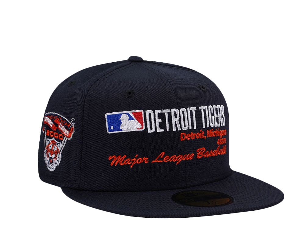 New Era Detroit Tigers Stadium Patch Workleague Navy Prime Edition 59Fifty Fitted Hat