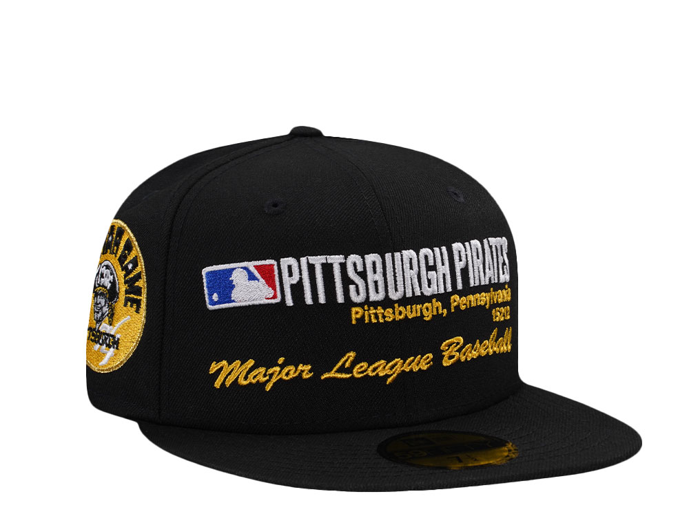 New Era Pittsburgh Pirates All Star Game 1974 Workleague Black Prime Edition 59Fifty Fitted Hat