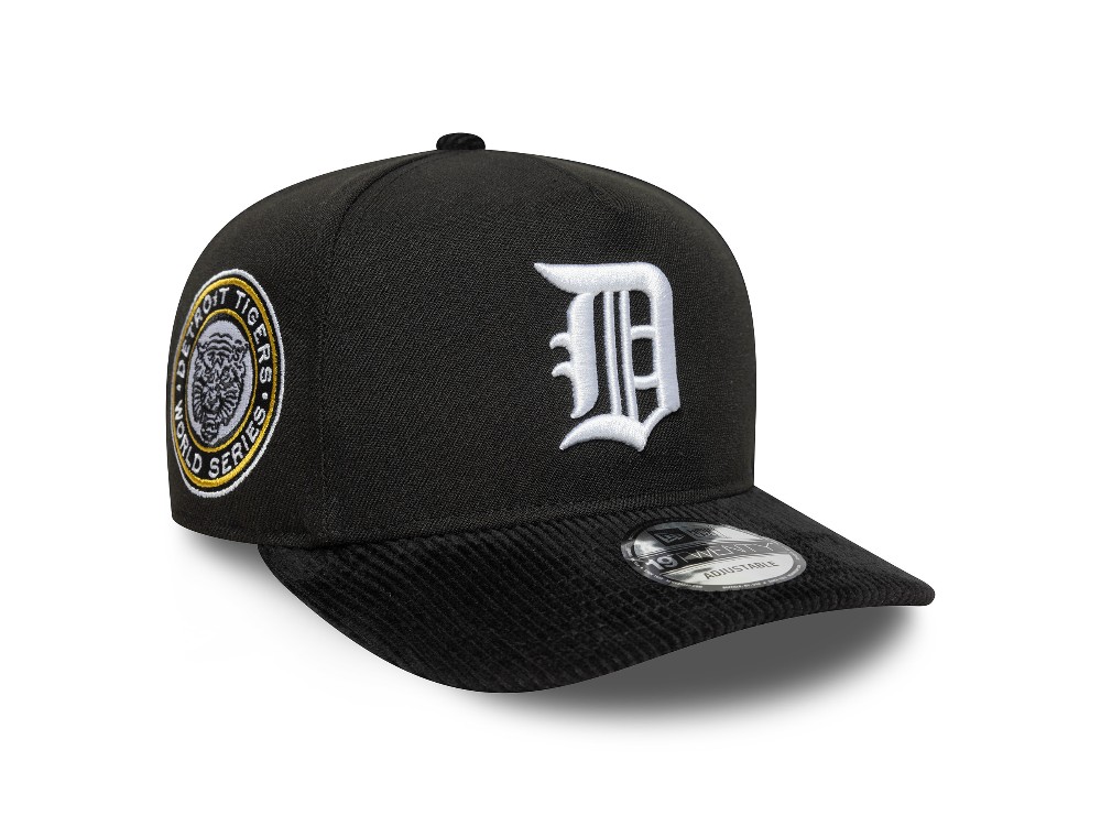 New Era Detroit Tigers Cooperstown Black Cord Visor 19Twenty Snapback Hat