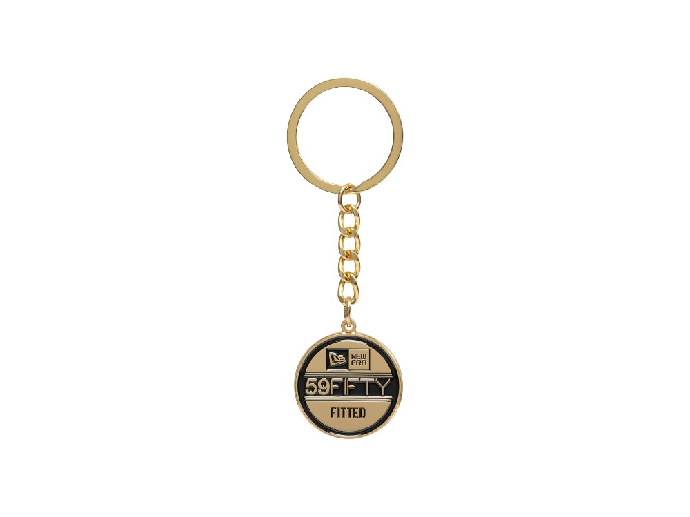 New Era 59Fifty Sticker Gold Keychain