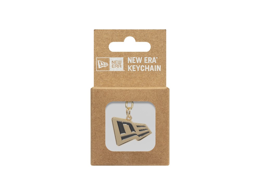 New Era Flag Gold Keychain