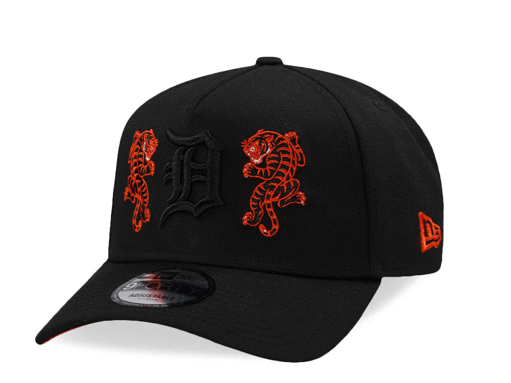 New Era Detroit Tigers Orange Detail Edition 9Forty A Frame Snapback Hat