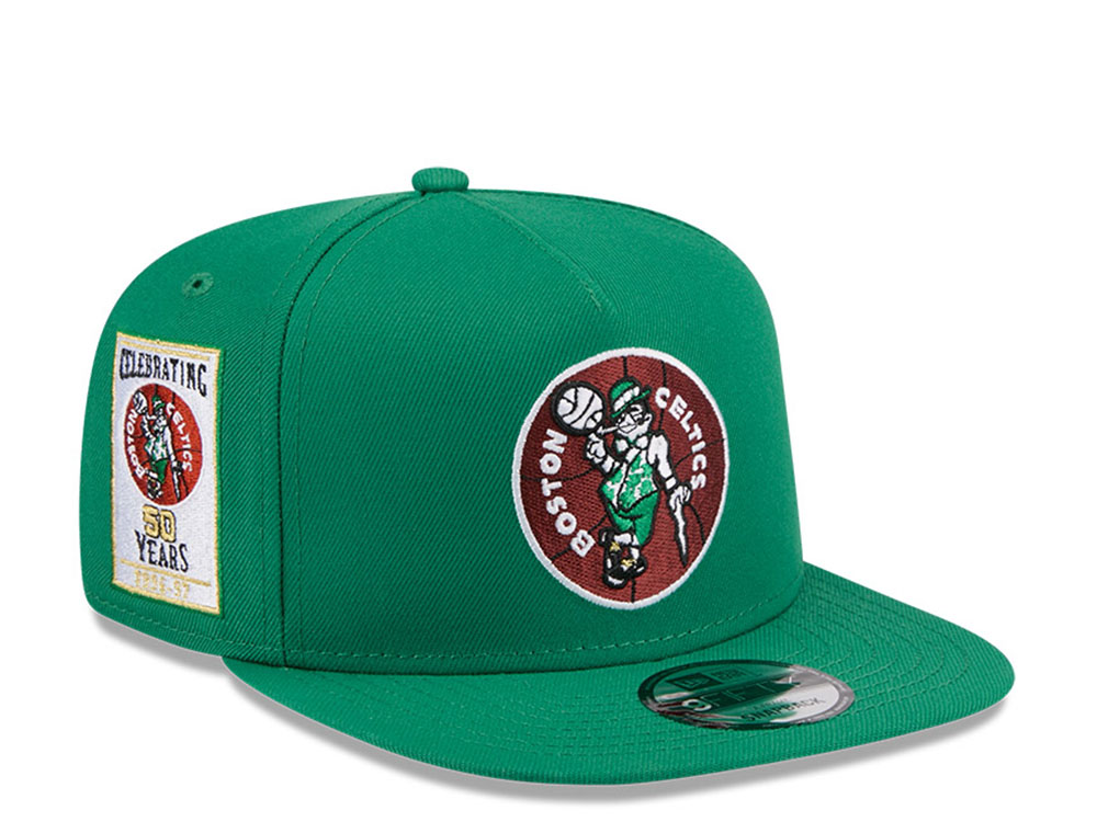 New Era Boston Celtics 50th Anniversary HWC Edition 9Fifty A Frame Snapback Hat