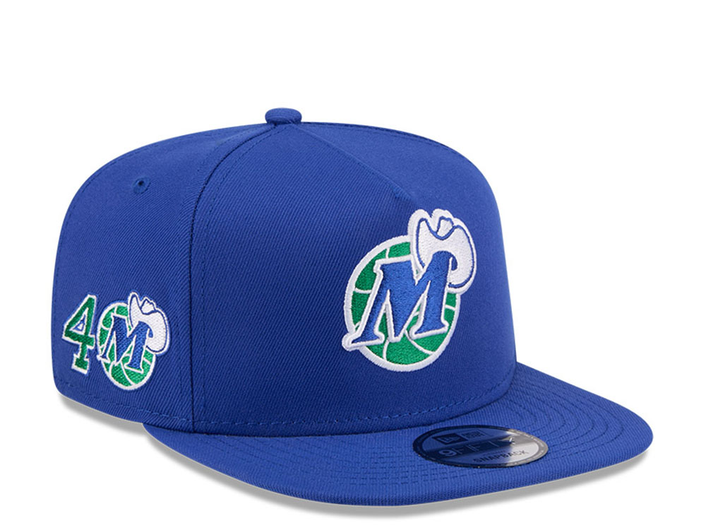 New Era Dallas Mavericks 40th Anniversary HWC Edition 9Fifty A Frame Snapback Hat