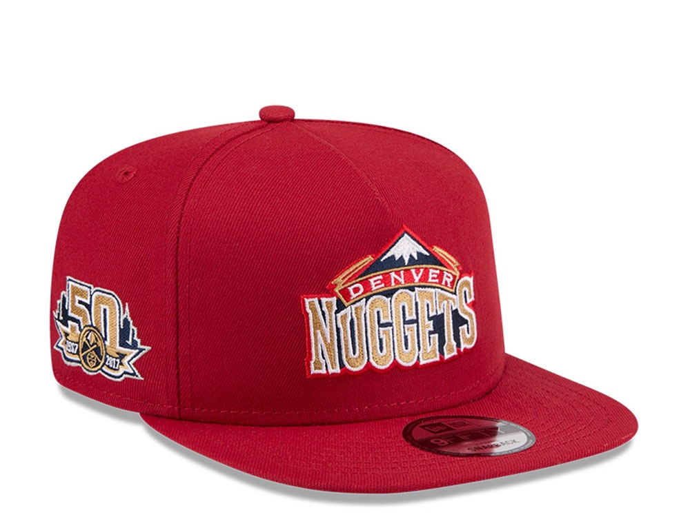 New Era Denver Nuggets 50th Anniversary HWC Edition 9Fifty A Frame Snapback Hat