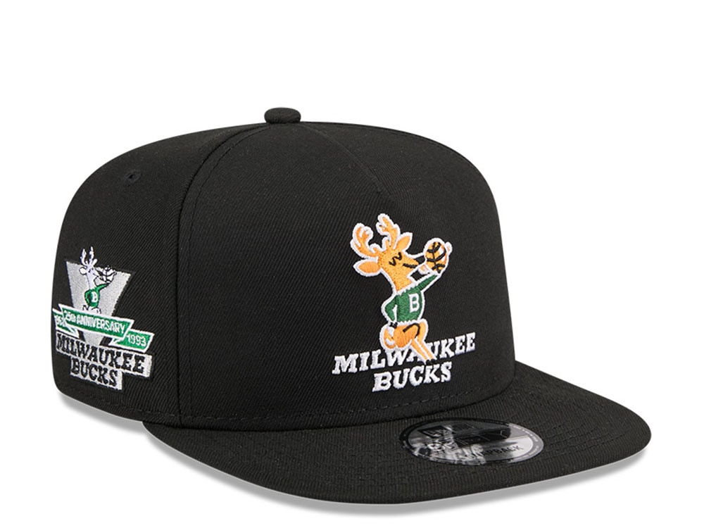 New Era Milwaukee Bucks 25th Anniversary HWC Edition 9Fifty A Frame Snapback Hat