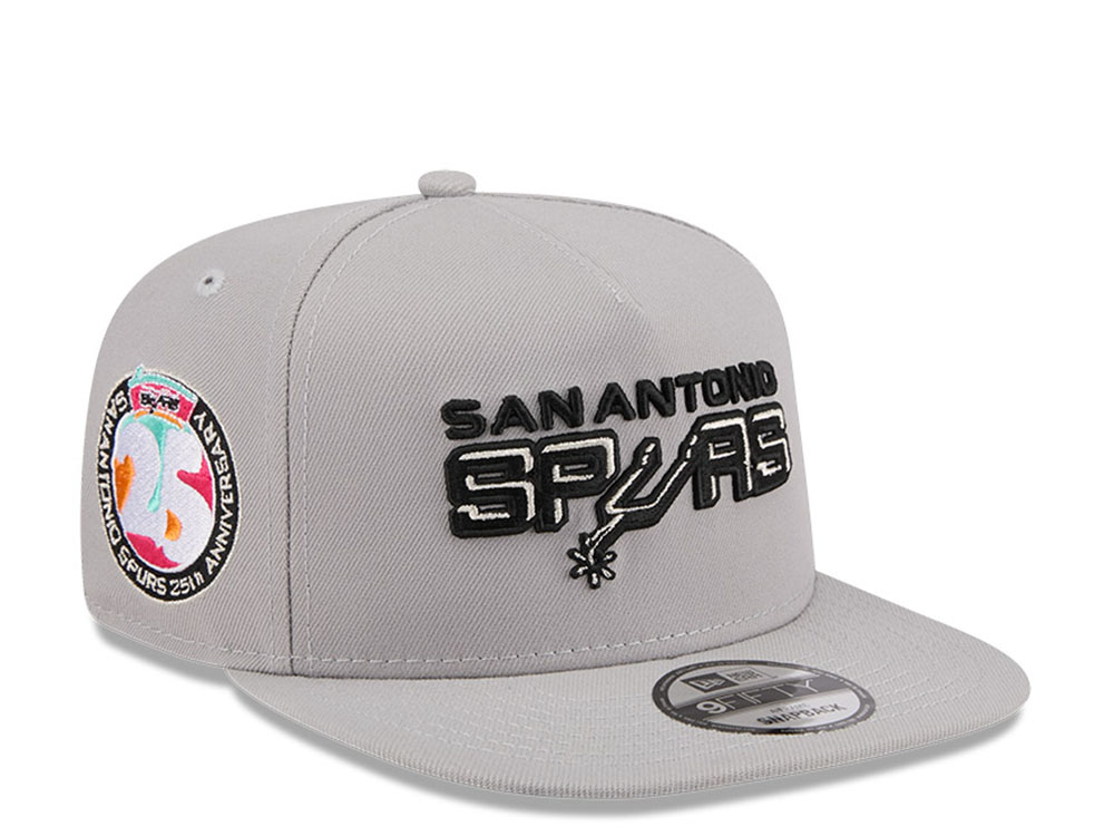 New Era San Antonio Spurs 25th Anniversary HWC Edition 9Fifty A Frame Snapback Hat