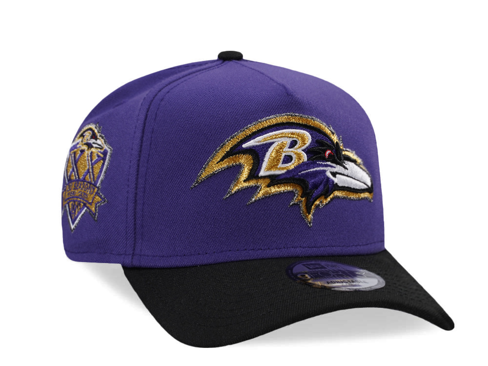 New Era Baltimore Ravens 20 Seasons Purple Two Tone Edition 9Forty A Frame Snapback Hat